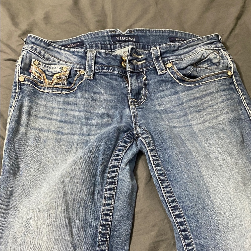 Vigoss Women's Classic Blue Boot Cut Jeans